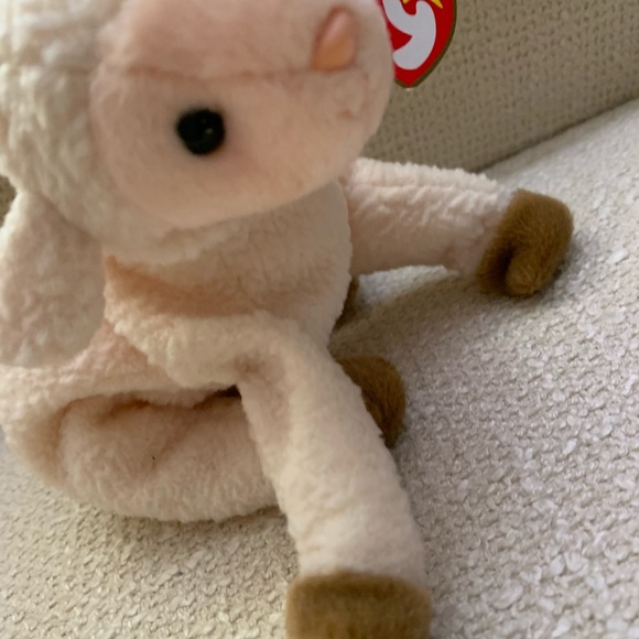 TY Original Beanie Baby Ewey The Lamb. Great condition with Tags attached - Picture 6 of 8